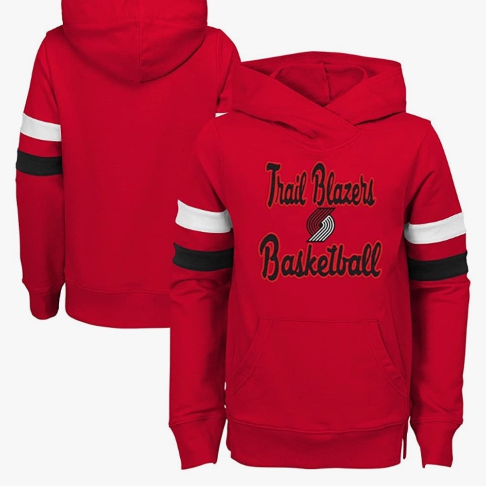 NWT Girls NBA Portland Trail Blazer’s basketball Hoodie 100% Cotton